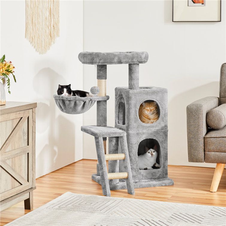 Yaheetech 94 cm H Cat Tree for Indoor Wayfair.co.uk